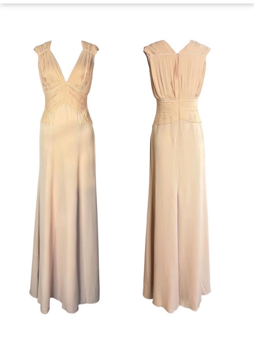 Lanvin by Alber Elbaz Rosewood Pleated Silk Goddess Gown, circa 2012